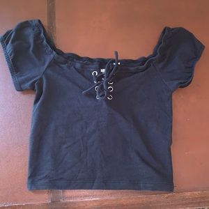 Black PacSun Crop Top